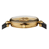 Versace Palazzo Empire Black Dial Black Leather Strap Watch for Women - VCO020017 Buy Now By Versace