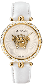 Versace Palazzo Empire White Dial White Leather Strap Watch for Women - VCO040017 Buy Now By Versace