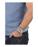 Versace V-Ray Chronograph Quartz Silver Dial Silver Steel Strap Watch For Men - VE2I00321 Buy Now By Versace