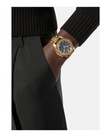 Versace Greca Action Chronograph Black Dial Gold Steel Strap Watch For Men - VE3J00622 Buy Now By Versace