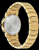 Versace Greca Moonphase Quartz Black Dial Gold Steel Strap Watch for Men - VE7G00323 Buy Now By Versace