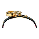 Versace Medusa Lock Icon Gold Dial Red Leather Strap Watch for Women - VEDW00119 Buy Now By Versace