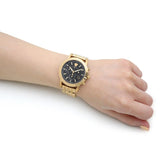 Versace Sport Tech Chronograph Black Dial Gold Steel Strap Watch for Men - VELT00419 Buy Now By Versace