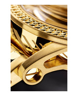 Versace Code Quartz Silver Dial Gold Steel Strap Watch For Men - VEPO00420 Buy Now By Versace