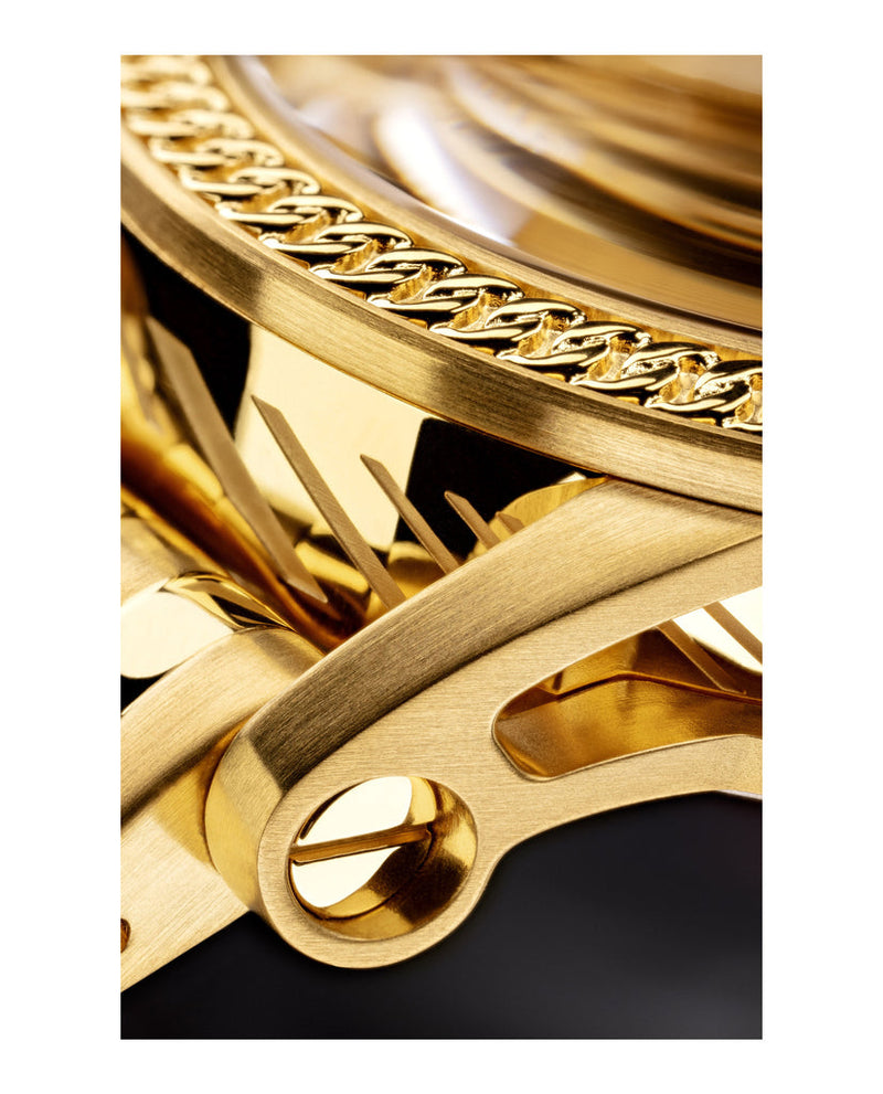 Versace Code Quartz Silver Dial Gold Steel Strap Watch For Men - VEPO00420 Buy Now By Versace