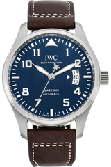 IWC Pilots Watch Mark XVII Edition Le Petit Prince Blue Dial Brown Leather Strap Watch for Men - IW326506 Buy Now By IWC