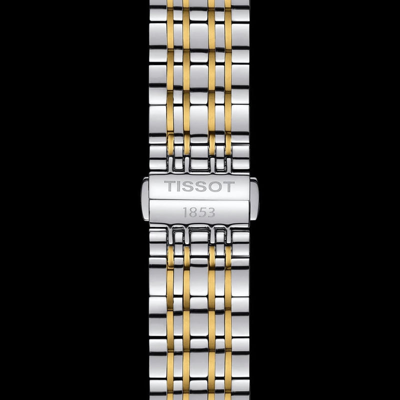 Tissot T Classic Carson Quartz White Dial Two Tone Steel Strap Watch for Men - T085.410.22.011.00 Buy Now By Tissot