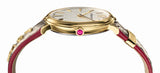 Versace V Circle Quartz White Dial Brown Leather Strap Watch For Women - VBP08017 Buy Now By Versace