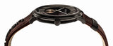 Versace V-Circle Manifesto Black Dial Maroon Leather Strap Watch for Men - VBQ040017 Buy Now By Versace