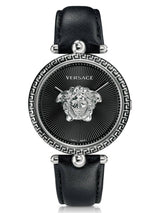 Versace Palazzo Empire Black Dial Black Leather Strap Watch for Women - VCO060017 Buy Now By Versace