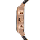 Guess Exec Chronograph Brown Dial Brown Leather Strap Watch For Men - W0076G4 Buy Now By Guess