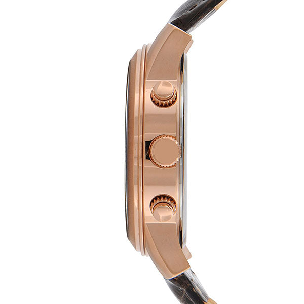 Guess Exec Chronograph Brown Dial Brown Leather Strap Watch For Men - W0076G4 Buy Now By Guess