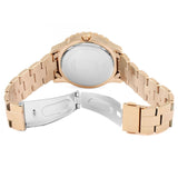 Guess Dazzler Diamonds Silver Dial Rose Gold Steel Strap Watch for Women - W0335L3 Buy Now By Guess