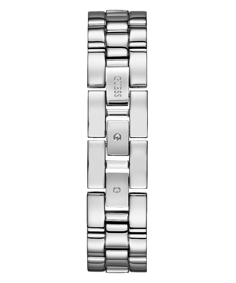 Guess Chelsea Mother of Pearl White Dial Silver Mesh Strap Watch For Women - W0647L1 Buy Now By Guess