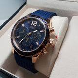 Guess Fleet Blue Dial Blue Rubber Strap Watch for Men - W0971G3 Buy Now By Guess