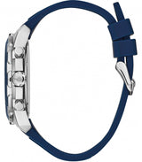 Guess Octane Chronograph Black Dial Blue Rubber Strap Watch For Men - W1047G2 Buy Now By Guess