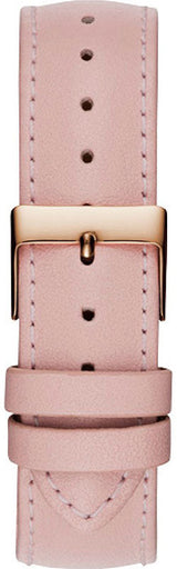 Guess Wonderlust Beige Dial Pink Leather Strap Watch for Women - W1065L1 Buy Now By Guess