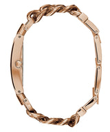 Shop Guess Vanity Rose Gold Dial Rose Gold Steel Strap Watch for Women - W1029L3 in USA