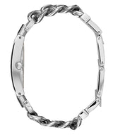 Shop Guess Vanity Silver Dial Silver Steel Strap Watch for Women - W1029L1 in USA