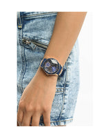 Guess Marina Chronograph Blue Dial Blue Denim Strap Watch For Women - W1057L1 Buy Now By Guess