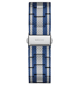Guess Richmond Blue Dial Two Tone Mesh Bracelet Watch for Men - W1179G1 Buy Now By Guess