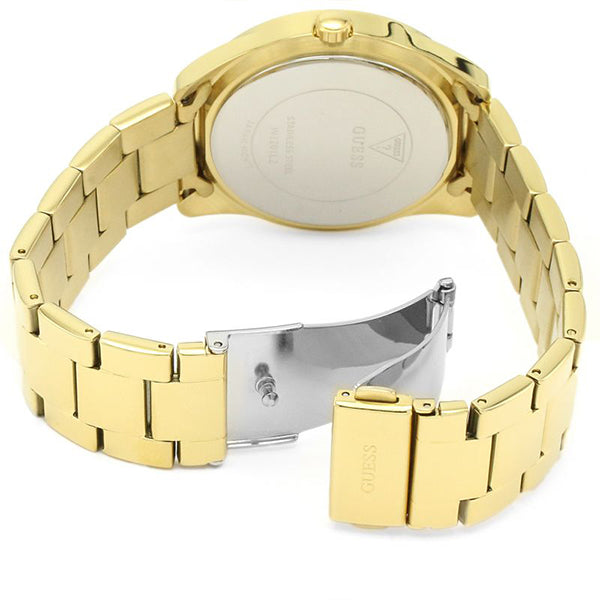 Guess Muse Crystals White Dial Rose Gold Steel Strap Watch For Women - W1008L2 Buy Now By Guess