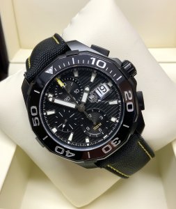 Tag Heuer Aquaracer PVD Black Dial Watch for Men - CAY218A.FC6361