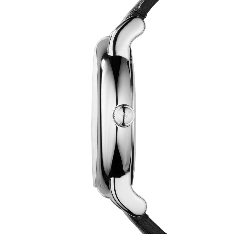 Emporio Armani Classic Quartz Black Dial Black Leather Strap Watch For Men - AR1692 Buy Now By Emporio Armani
