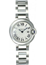 Cartier Ballon Bleu De Cartier White Dial Silver Steel Strap Watch for Women - W69010Z4 Buy Now By Cartier