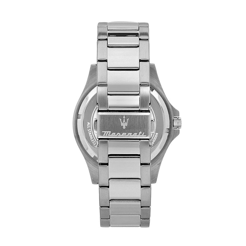 Maserati SFIDA Chronograph Black Dial Silver Steel Strap Watch For Men - R8853140005 Buy Now By Maserati