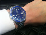 Tag Heuer Aquaracer Calibre 5 Automatic Blue Dial Silver Steel Strap Watch for Men - WAK2111.BA0830 Buy Now By Tag Heuer