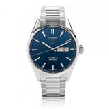 Shop Tag Heuer Carrera Automatic Blue Dial Silver Steel Strap Watch for Men - WAR201E.BA0723 in USA