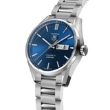Shop Tag Heuer Carrera Automatic Blue Dial Silver Steel Strap Watch for Men - WAR201E.BA0723 in USA