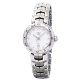 Shop Tag Heuer Link Diamonds Mother of Pearl Dial Silver Steel Strap Watch for Women - WAT1411.BA0954 in USA