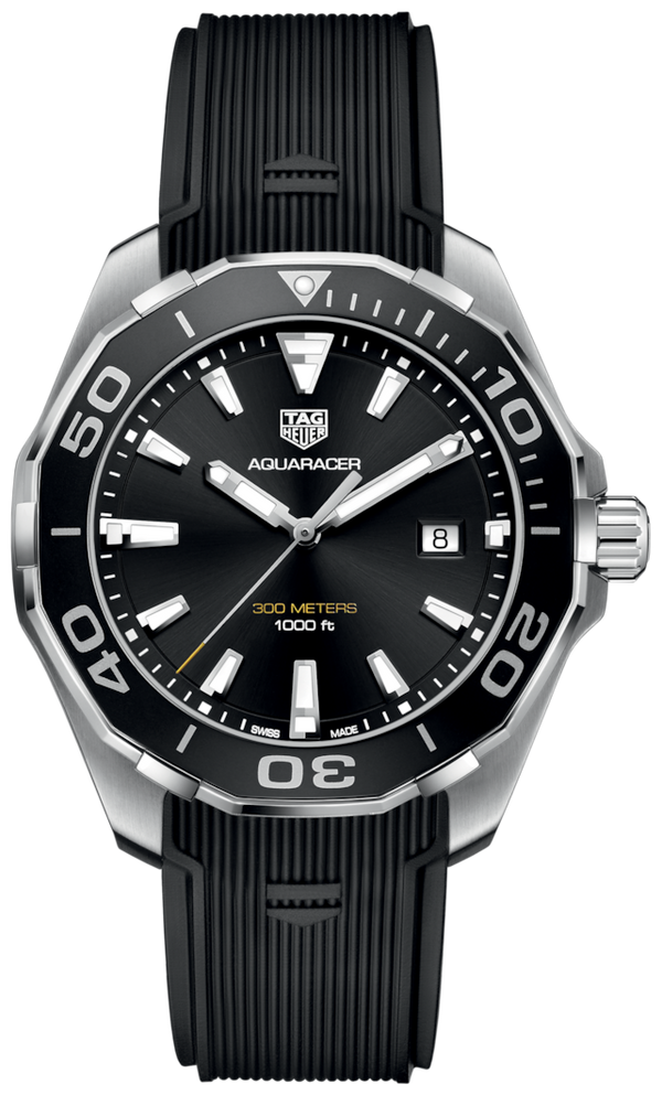 Tag Heuer Aquaracer Black Dial Watch for Men - WAY101A.FT6141 Buy Now By Tag Heuer