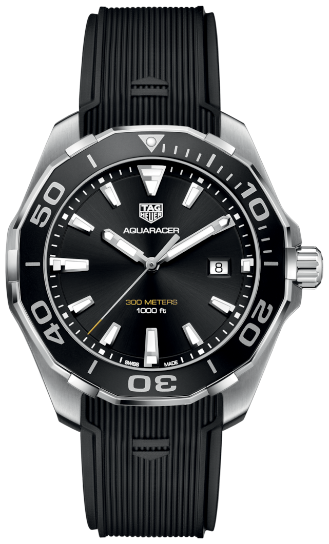 Tag Heuer Aquaracer Black Dial Watch for Men - WAY101A.FT6141 Buy Now By Tag Heuer