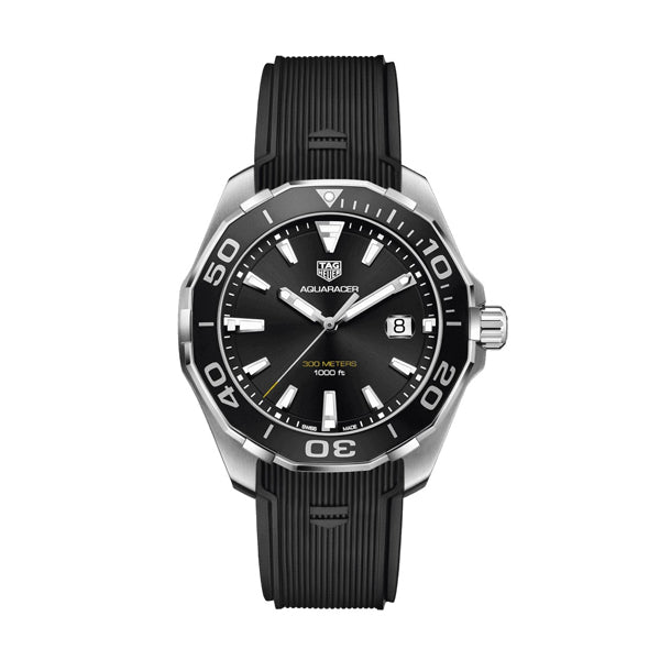 Tag Heuer Aquaracer Black Dial Watch for Men - WAY101A.FT6141 Buy Now By Tag Heuer