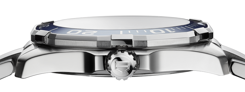 Tag Heuer Aquaracer Blue Dial Silver Steel Strap Watch for Men - WAY101C.BA0746 Buy Now By Tag Heuer