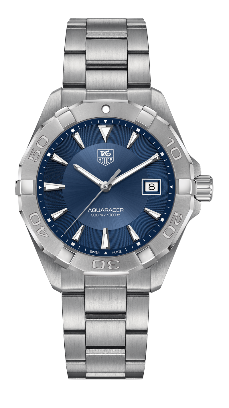 Shop Tag Heuer Aquaracer Blue Dial Watch for Men - WAY1112.BA0928 in USA