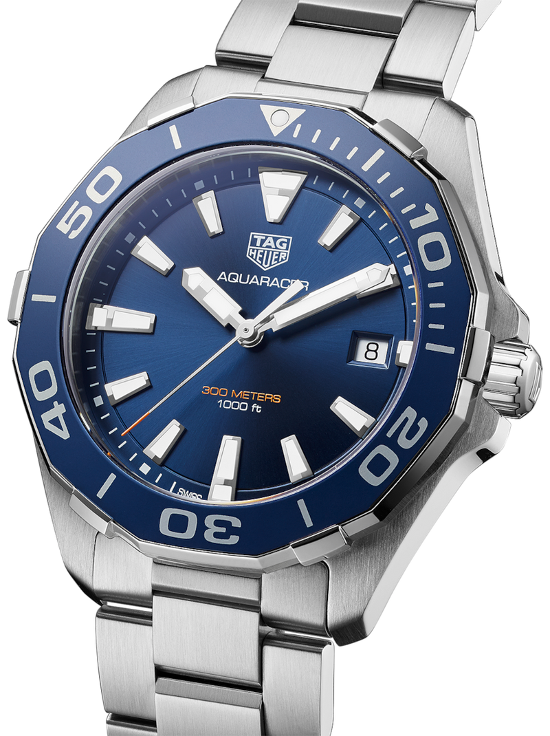 Tag Heuer Aquaracer Blue Dial Watch for Men - WAY111C.BA0928 Buy Now By Tag Heuer