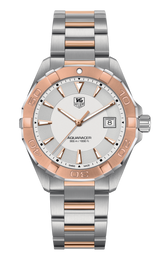 Tag Heuer Aquaracer Quartz White Dial Silver Strap Watch for Men - WAY1150.BD0911 Buy Now By Tag Heuer