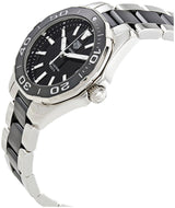 Tag Heuer Aquaracer Quartz Black Dial Two Tone Steel Strap Watch for Men - WAY131A.BA0913 Buy Now By Tag Heuer