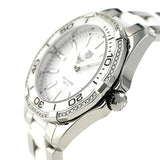 Shop Tag Heuer Aquaracer Diamonds White Dial Two Tone Steel Strap Watch for Women - WAY131H.BA0914 in USA
