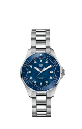 Shop Tag Heuer Aquaracer Blue Dial Watch for Women - WSY131L.BA0748 in USA