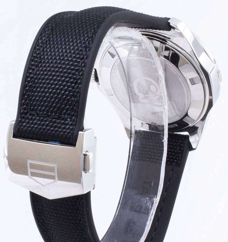 Tag Heuer Aquaracer Quartz Mother of Pearl Black Dial Black NATO Strap Watch for Women - WAY131M.FT6092 Buy Now By Tag Heuer