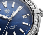 Tag Heuer Aquaracer Quartz Diamonds Blue Dial Blue Nylon Strap Watch for Women - WAY131N.FT6091 Buy Now By Tag Heuer