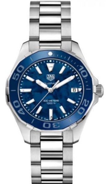Shop Tag Heuer Aquaracer Blue Dial Watch for Women - WAY131S.BA0748 in USA