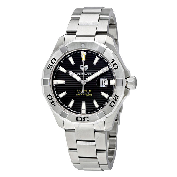Shop Tag Heuer Aquaracer Black Dial Watch for Men - WAY2010.BA0927 in USA