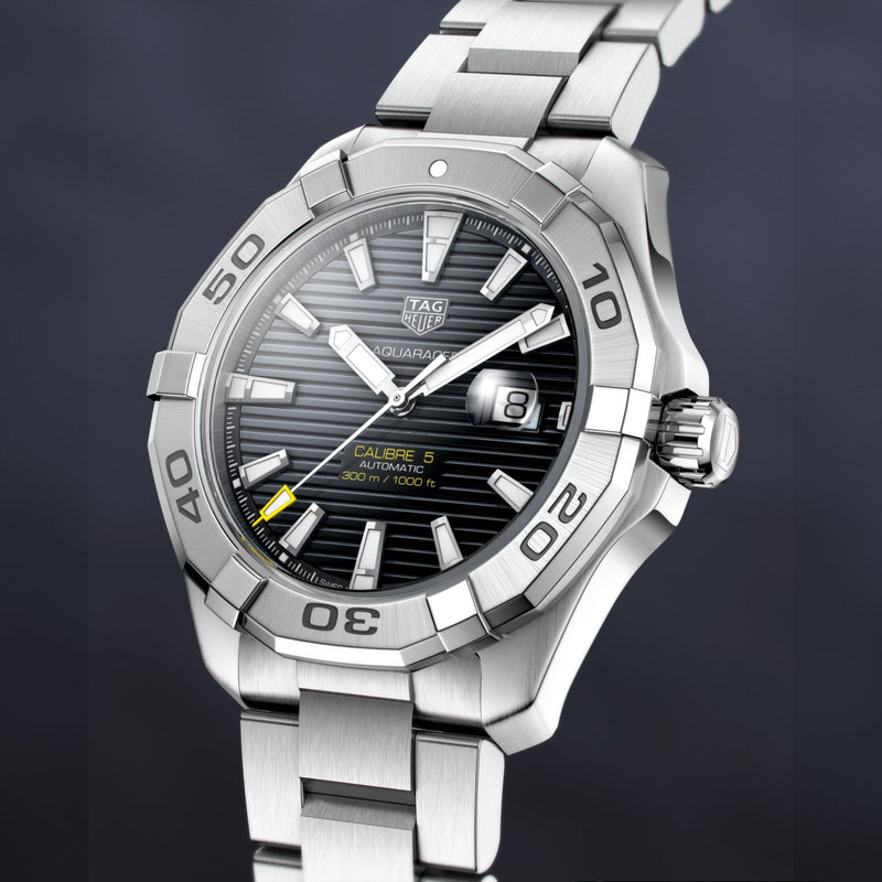 Shop Tag Heuer Aquaracer Black Dial Watch for Men - WAY2010.BA0927 in USA