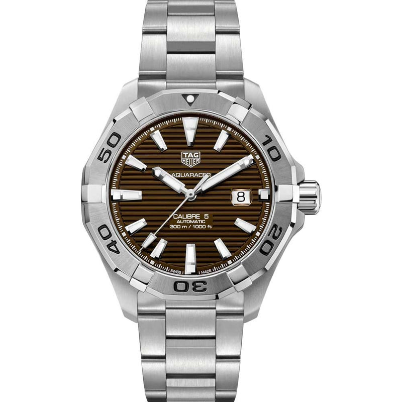 Tag Heuer Aquaracer Sunray Brown Dial Watch for Men - WAY2018.BA0927 Buy Now By Tag Heuer